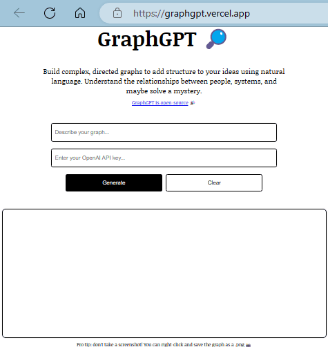 GraphGPT Main UI