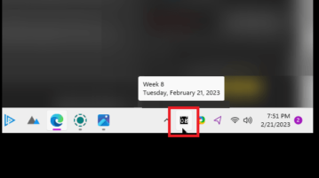 How to Display Week Number in Windows 11 Taskbar
