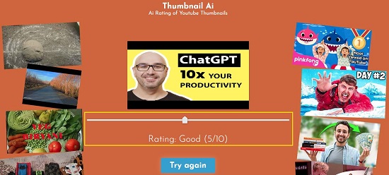 Thumbnail AI Rating