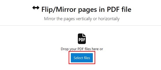 Select PDF file