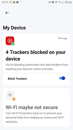 Trackers blocked