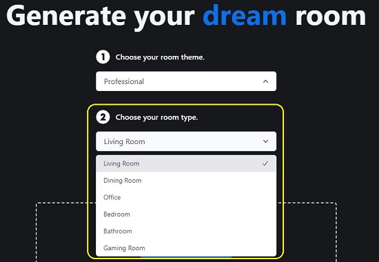 Choose room type