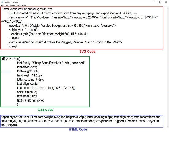 Code copied