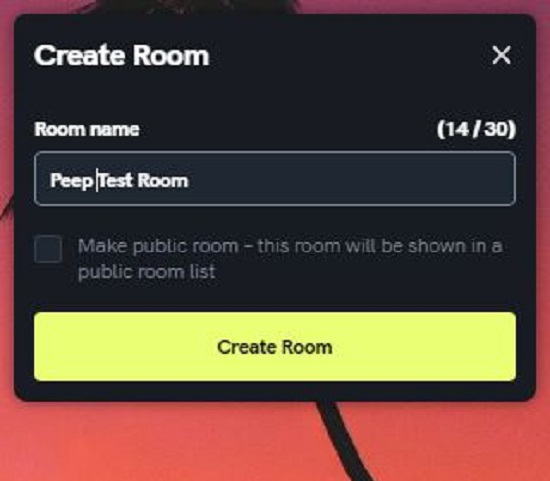Create a Room