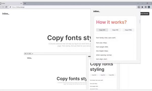 How to Get Font Styles from any Web Page and Export as HTML / CSS / SVG