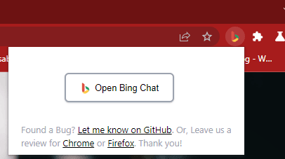 Open Bing Chat