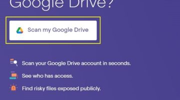 Scan Google Drive