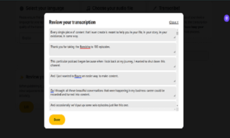 Transcribe Podcasts in Other Languages for Free on this Website