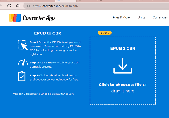 Converter App Upload a File