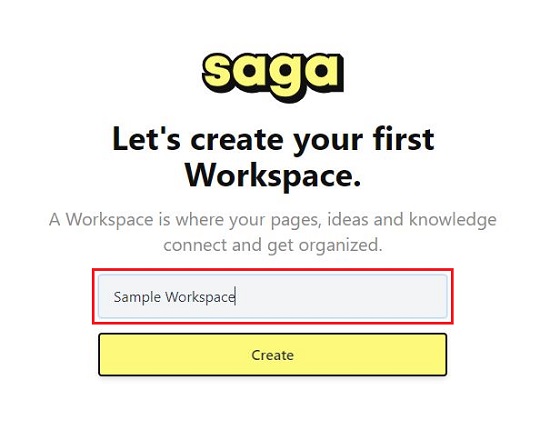 Create workspace
