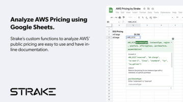 See Latest AWS Pricing in Google Sheets with this Free Addon