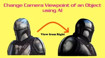 changing the camera viewpoint of an object using ai