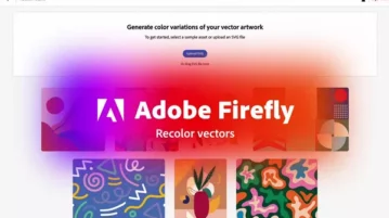 Adobe Firefly Recolor Vectors AI Tool
