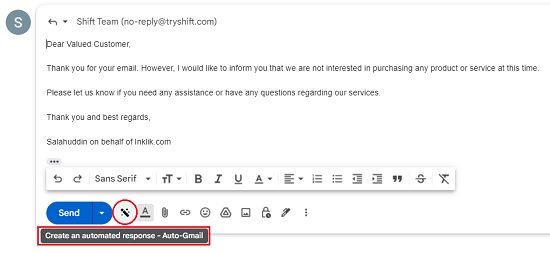 Auto Gmail icon