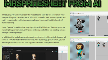 Free Sprites Sheet Maker with AI Image Generator, Color Replacer