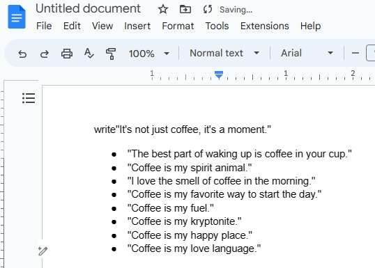 Google Workspace Captions Generated