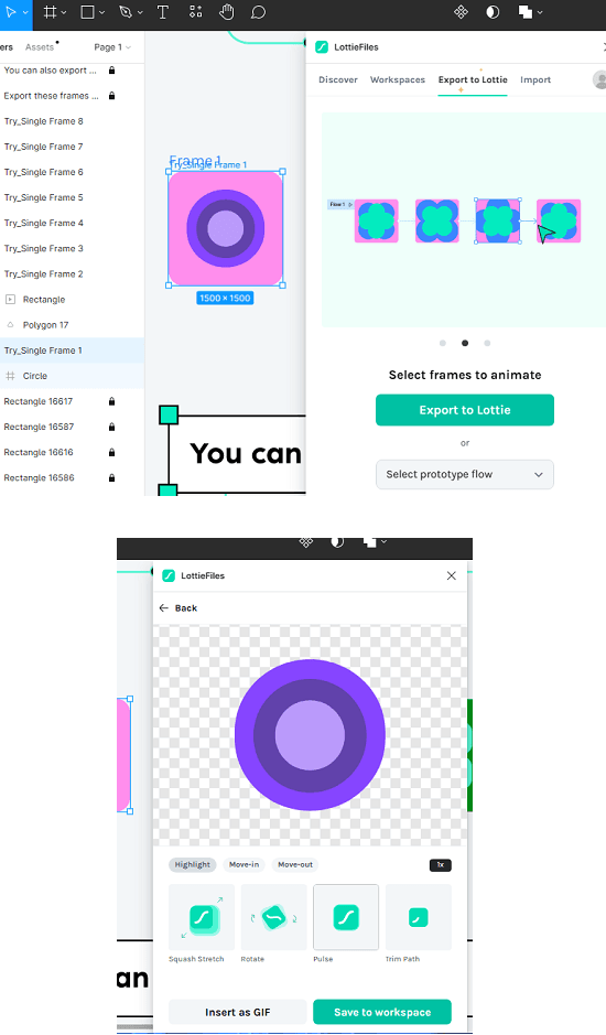 LottieFiles Animation Animate and Export