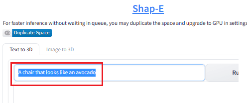 Shap-E Text to 3D Prompt