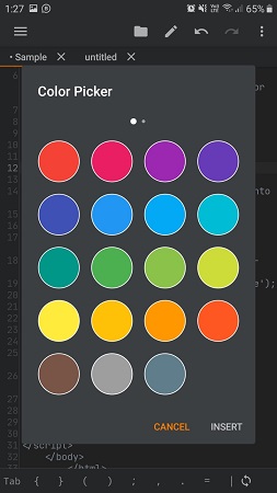 Color picker