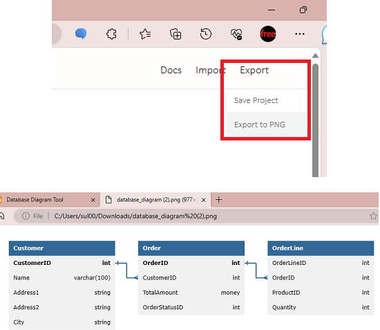 Database Diagram Tool Export