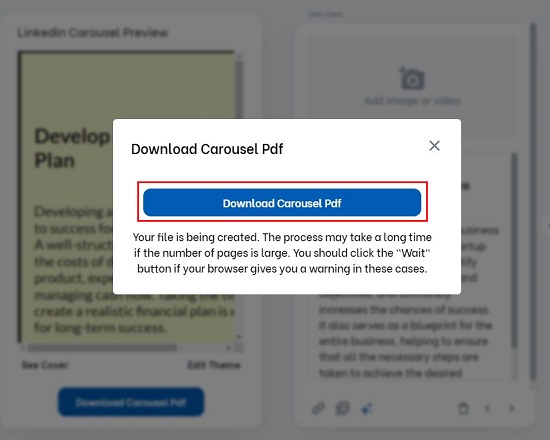 Download carousel PDF