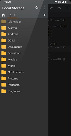 File explorer