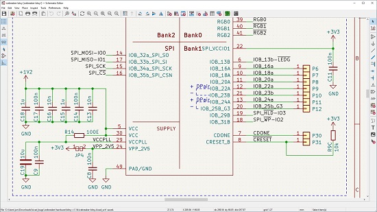 KiCAD EDA schematic