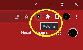 Automa in Toolbar