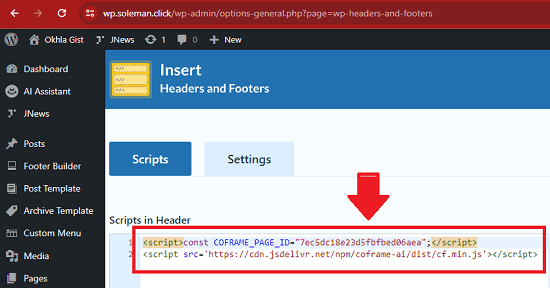 Deploy Coframe Script