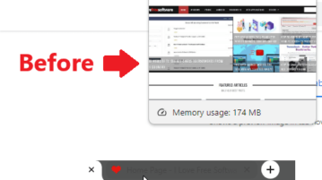 How to turn off Thumbnail Previews on Tab Hover in Chrome, Edge