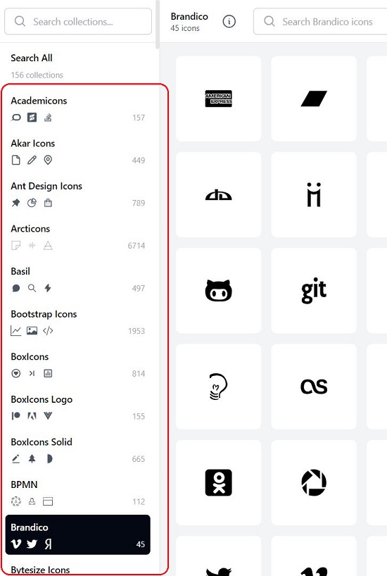 Icon Sets