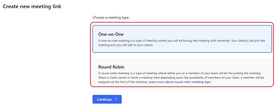 Meeting type