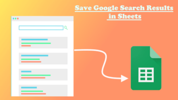 Save Google Search Results in Sheets using Google Search Labs