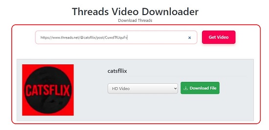 SaveTube Threads Video Downloader