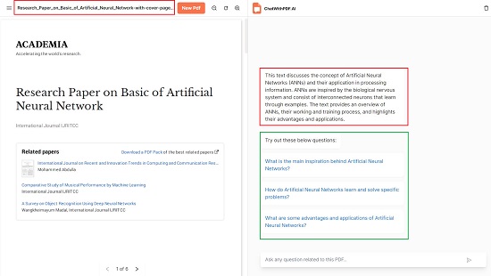 Summary with Questions