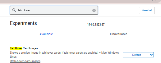 Tab Hover Card Ms Edge