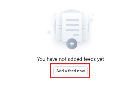 Add first feed