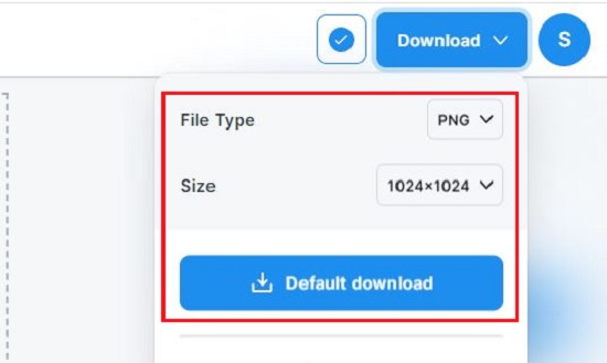 Default download