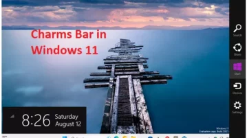 How to Add Charms Bar from Windows 8 8.1 to Windows 11