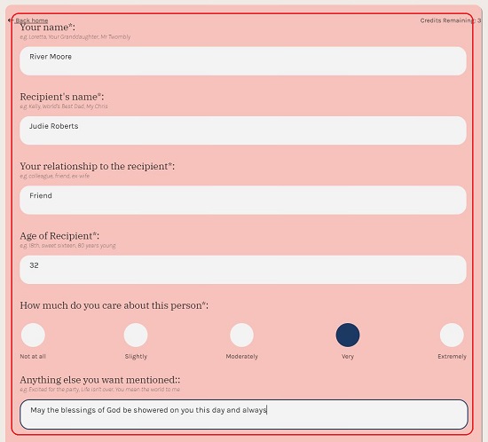 Input Details