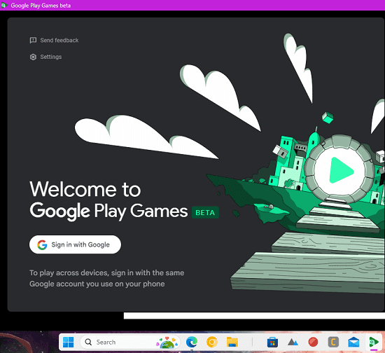 Install Google Play Games