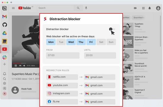 Distraction Blocker