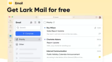 Free Email on Own Domain with 50 Accounts Lark Mail