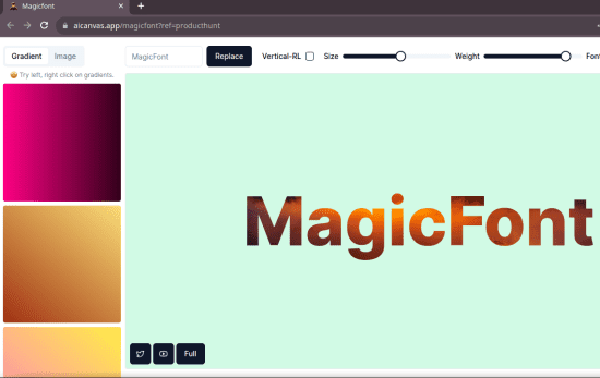 Magicfont main website