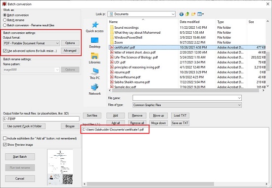 Add PDF files
