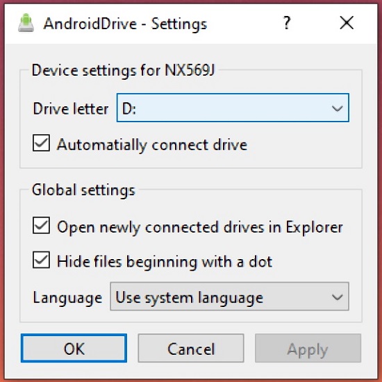 Automatically conect drive