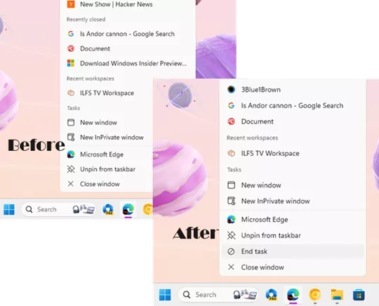 How to Enable End Task Option in Taskbar Menu to Kill Unresponsive Apps