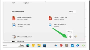 How to Enable Settings Button in Windows 11 Start Menu