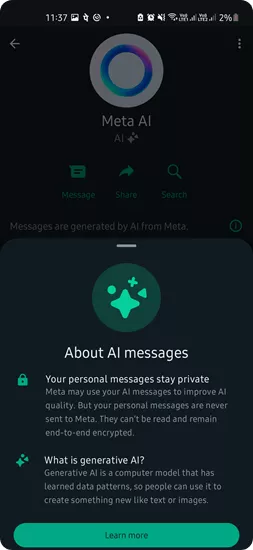 How to use Meta AI in WhatsApp to Generate Images and Text