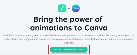 Install Lottieflies for Canva